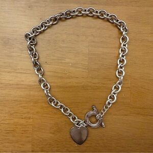 Tiffany & Co. Silver Heart Necklace